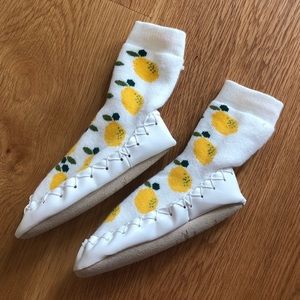 Hanna Andersson Swedish moccasin slippers